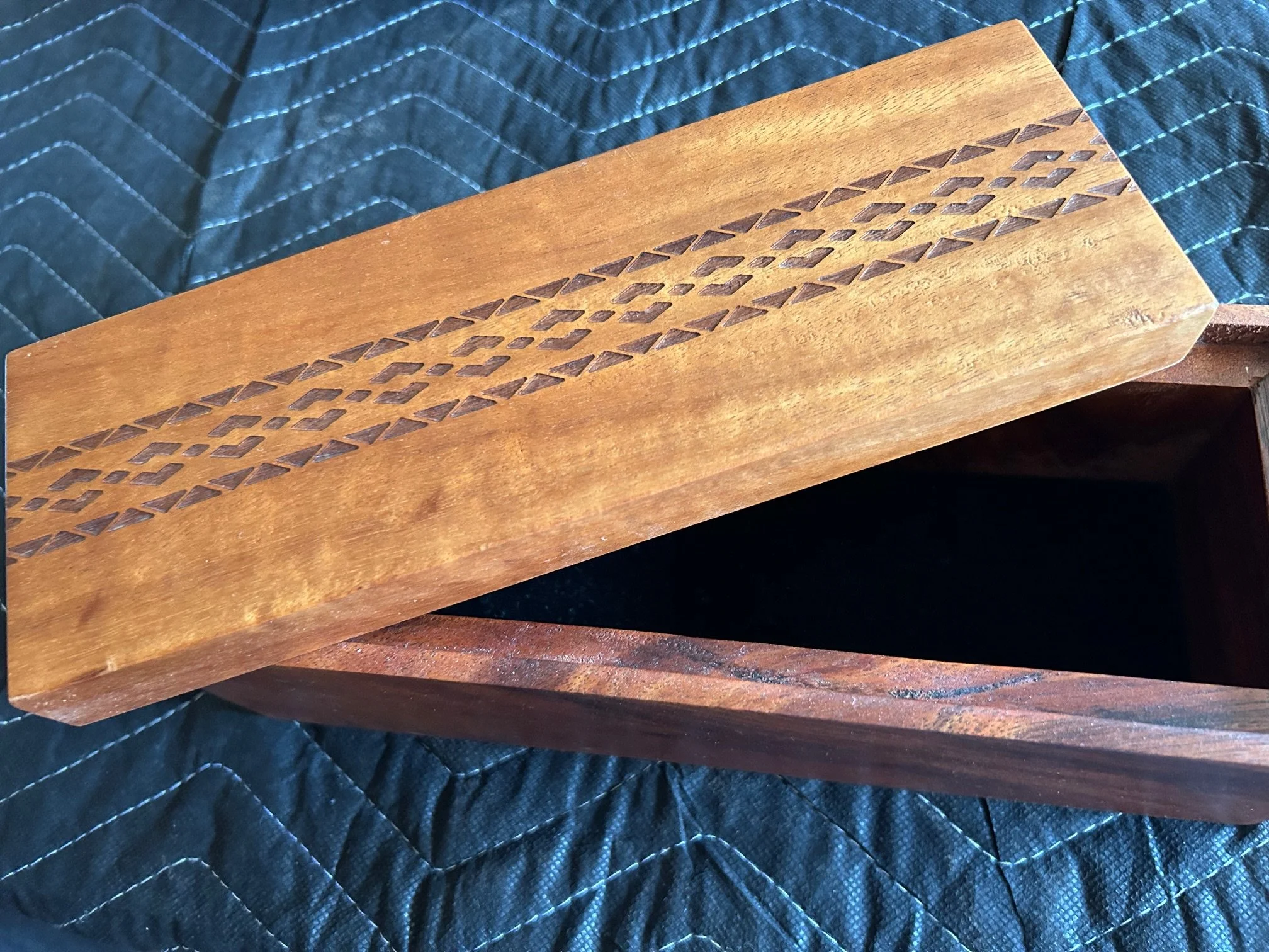 Monkeypod Tribal Box — RK Woods Crafted in Hawaii